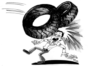 輪胎螺釘沒(méi)擰緊 開(kāi)上高速險(xiǎn)釀禍